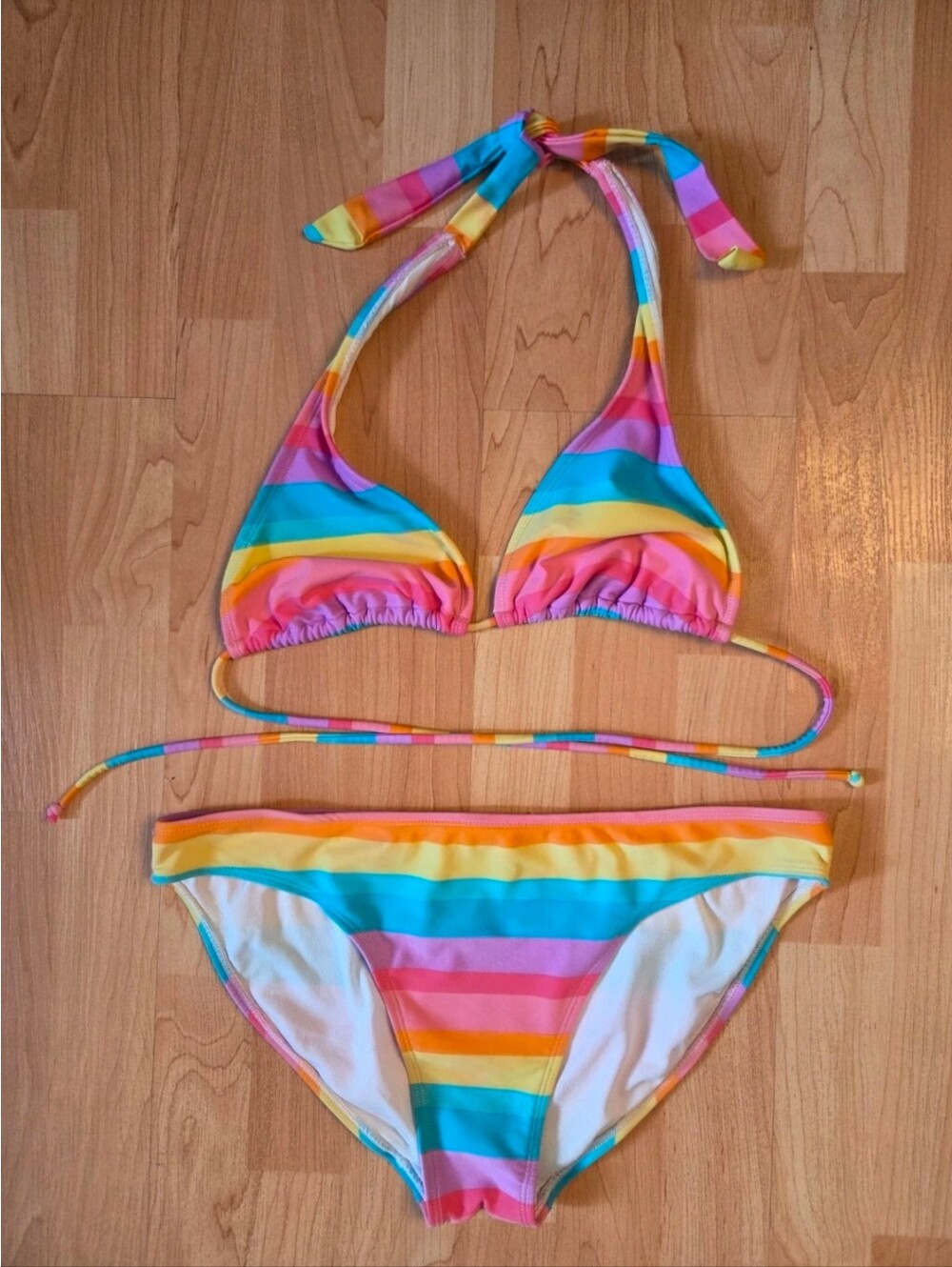725 Originals vintage Y2K striped bikini